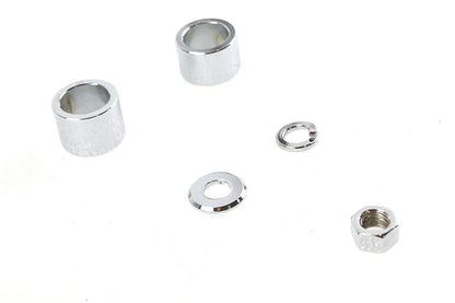 Colony Front Axle Spacer Kit Smooth Style Chrome for Harley Davidson FLT Models by Colony