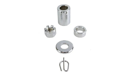 Colony Rear Axle Spacer Kit Chrome for Harley Davidson FXD (2000-2005) by Colony