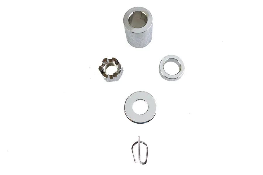 Colony Rear Axle Spacer Kit Chrome for Harley Davidson FXD (2000-2005) by Colony
