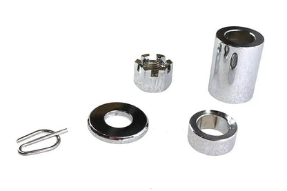 Colony Rear Axle Spacer Kit Chrome for Harley Davidson FXD (2000-2005) by Colony