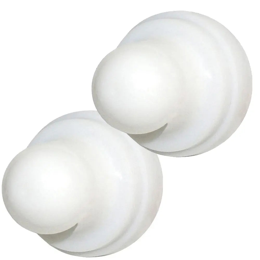Blue Sea Systems 4136 Push Button Reset Only Circuit Breaker Boot - White (2-Pack)