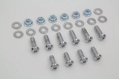 Colony Rear Fender Strut Bolt Kit Chrome for Harley Davidson FXST and FLST Models by Colony