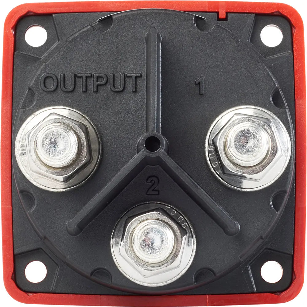 Blue Sea Systems 6007 m-Series Mini Battery Switch Selector – Four-Position Marine and RV Power Control