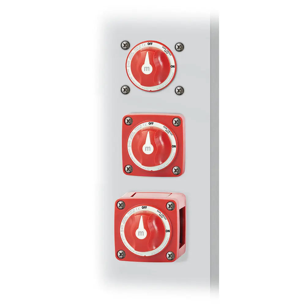Blue Sea Systems 6010 m-Series Mini Battery Switch Dual Circuit for Marine and RV Applications