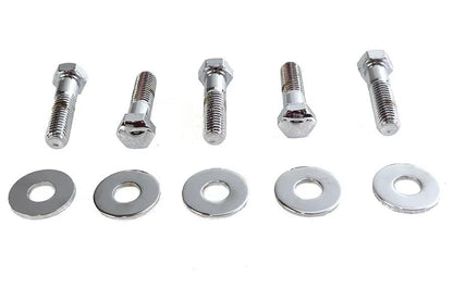 Colony Rear Sprocket Bolt and Washer Kit Chrome for Harley Davidson FXST and XL Models by Colony