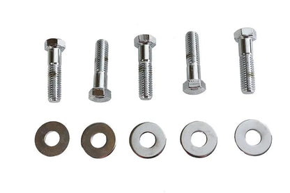 Colony Rear Sprocket Bolt and Washer Kit Chrome for Harley Davidson FXST and XL Models by Colony