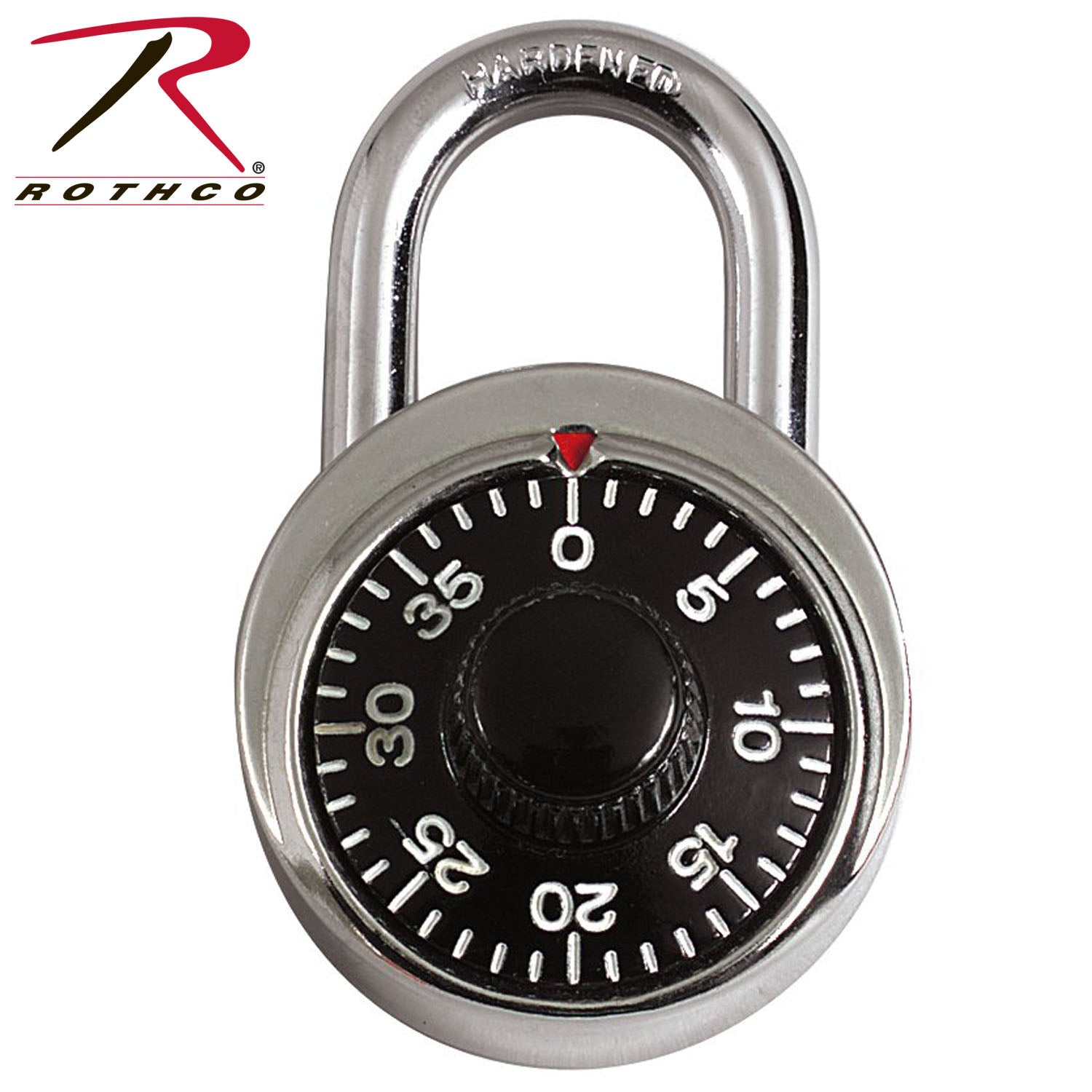 Rothco Combination Lock Part Number 10016 – Durable Stainless Steel Security Lock for Lockers and Cabinets