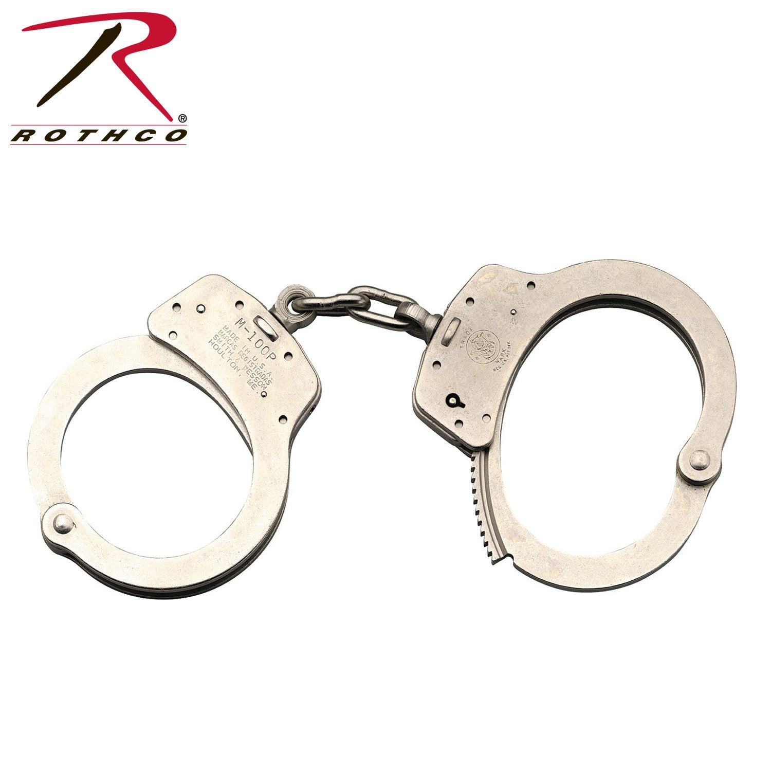 Smith & Wesson Handcuffs Push Pin Model 10095 – Reliable Metal Restraints with Double Locking and Smooth Ratchets