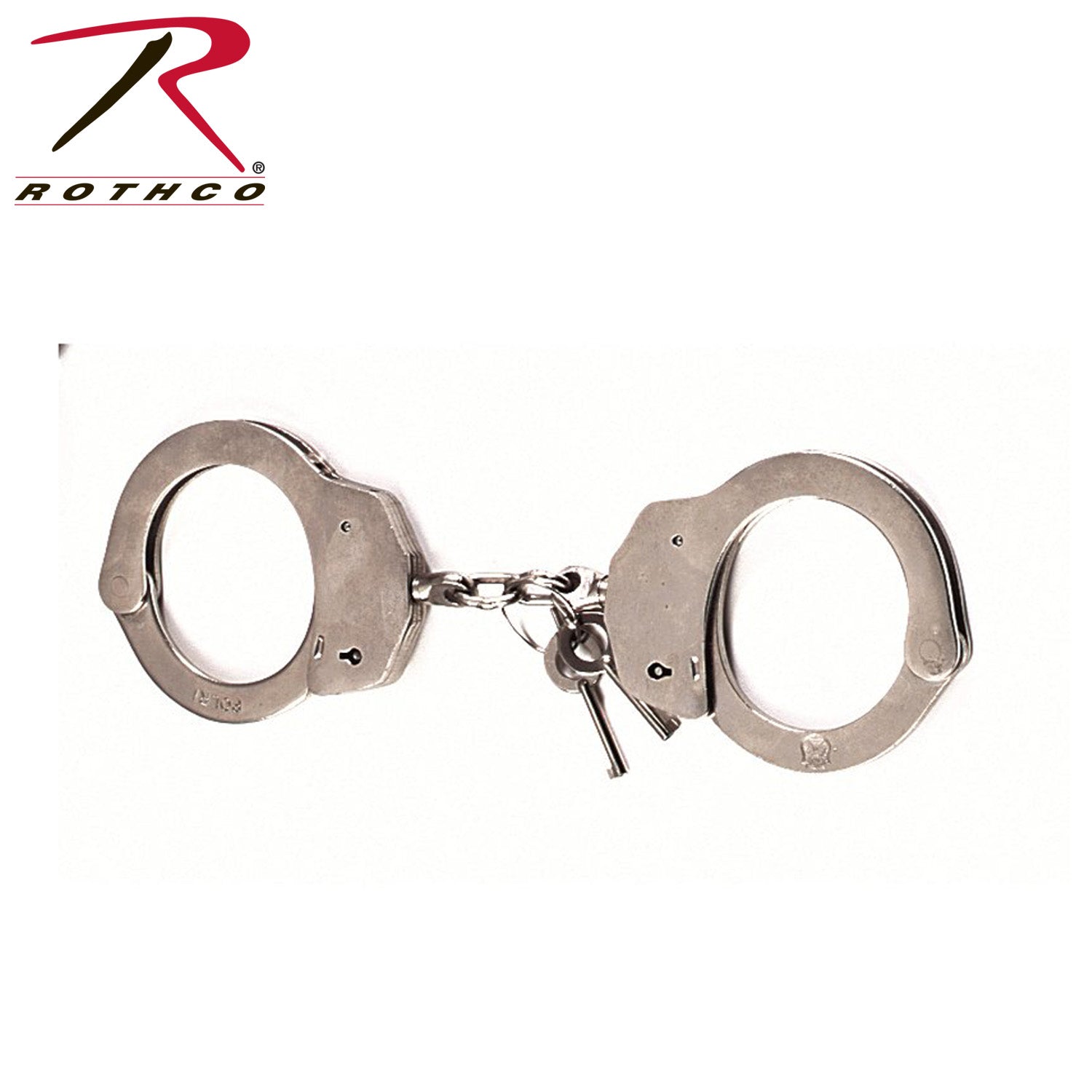 Rothco Double Lock Handcuffs - Heavy Gauge Steel Security Restraints with Double Lock Mechanism