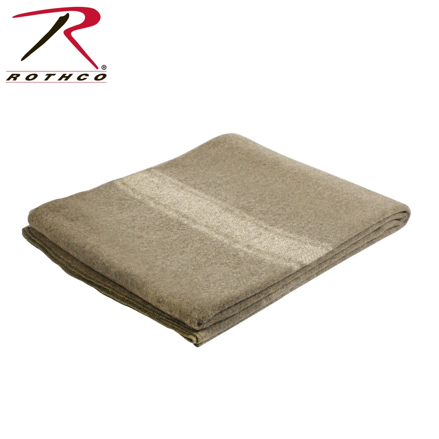 Rothco European Surplus Style Wool Blanket 62 x 80 inches for Outdoor & Emergency Use