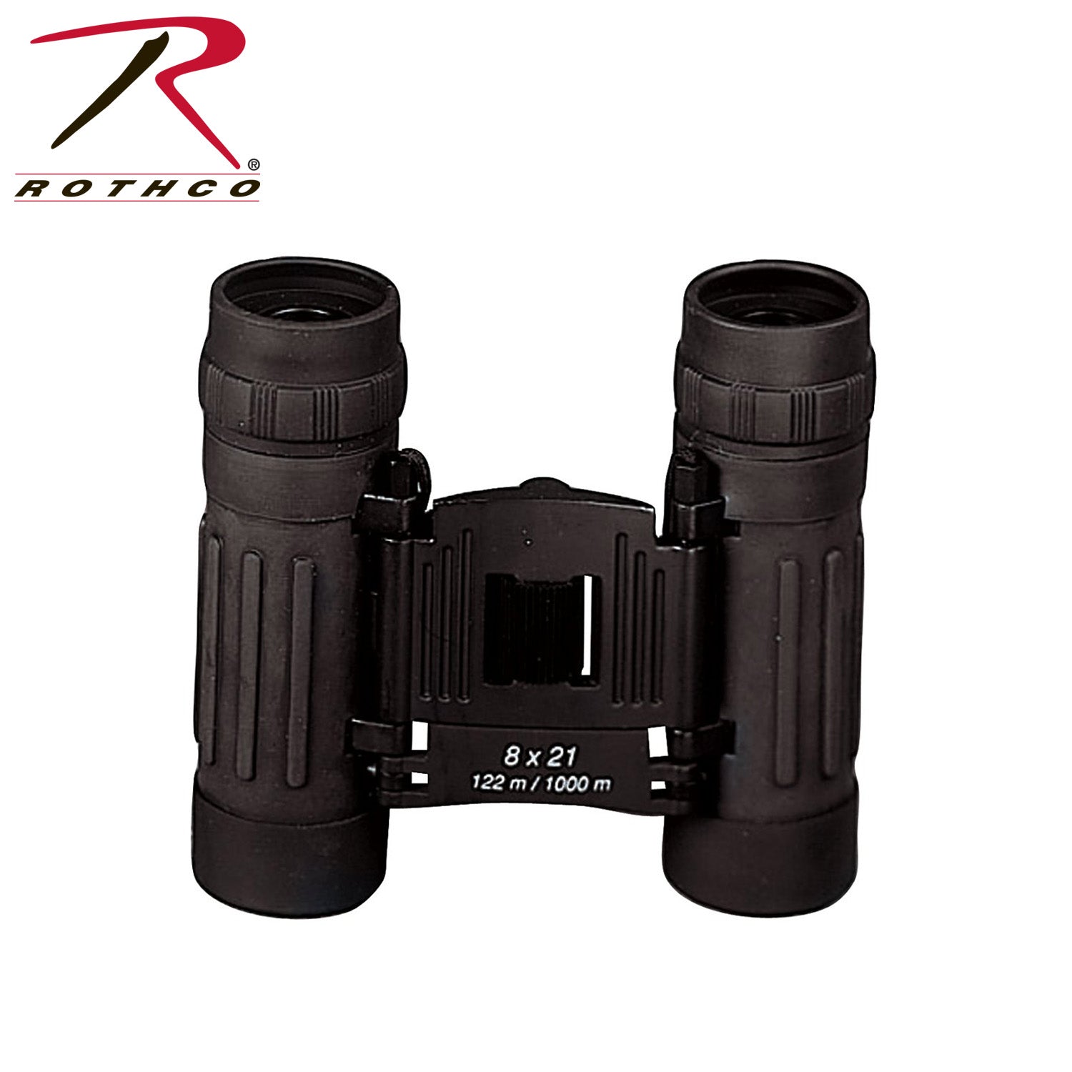 Rothco Compact 8 x 21mm Binoculars - Rugged Outdoor Optics with Roof Prism System