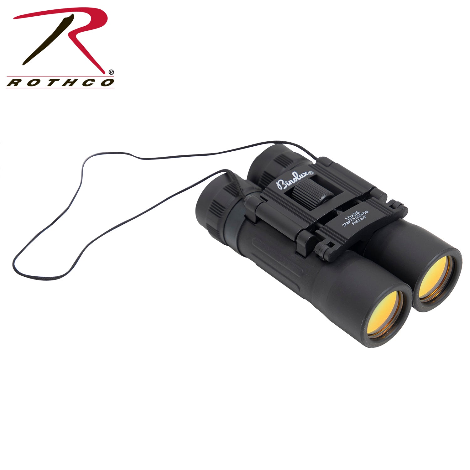 Rothco Compact 10x25mm Binoculars – Lightweight Outdoor Binoculars for Hunting, Bird Watching, and Outdoor Adventures