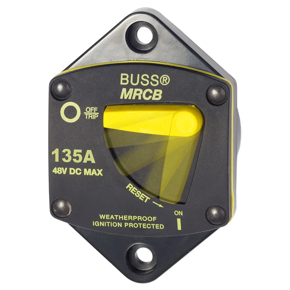 Blue Sea Systems 7047 187-Series 135 Amp Thermal Circuit Breaker for Panel Mounting