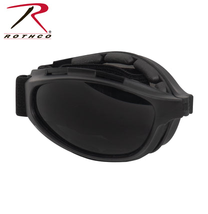Rothco Collapsible Tactical Goggles - Lightweight, Shatterproof with Anti-Fog & UV 400 Protection