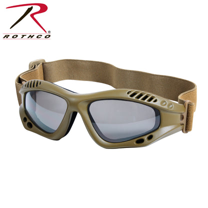 Rothco Ventec Tactical Goggles Coyote Brown Part 10376 – Lightweight Polycarbonate Eye Protection