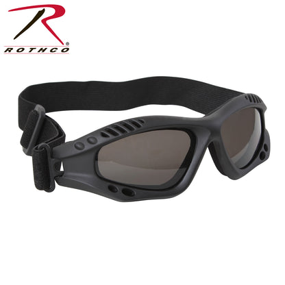 Rothco Ventec Tactical Goggles Black - Lightweight Polycarbonate Eye Protection