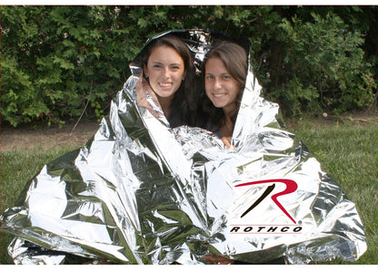 Rothco 2-Person Polarshield Survival Blanket - Emergency Thermal Blanket for Camping and Hiking