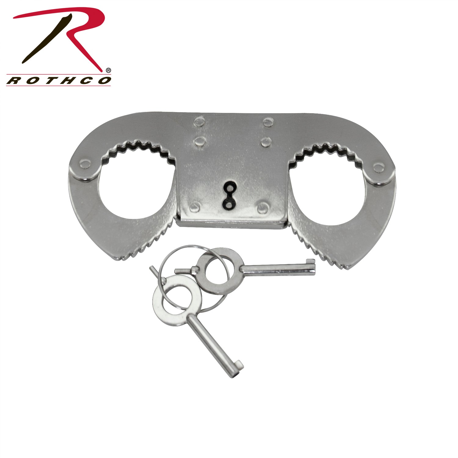 Rothco Nickel-Plated Steel Thumbcuffs - Model 10603 for Secure Restraint