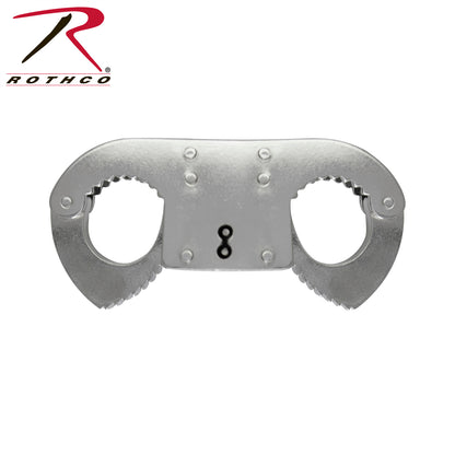 Rothco Nickel-Plated Steel Thumbcuffs - Model 10603 for Secure Restraint