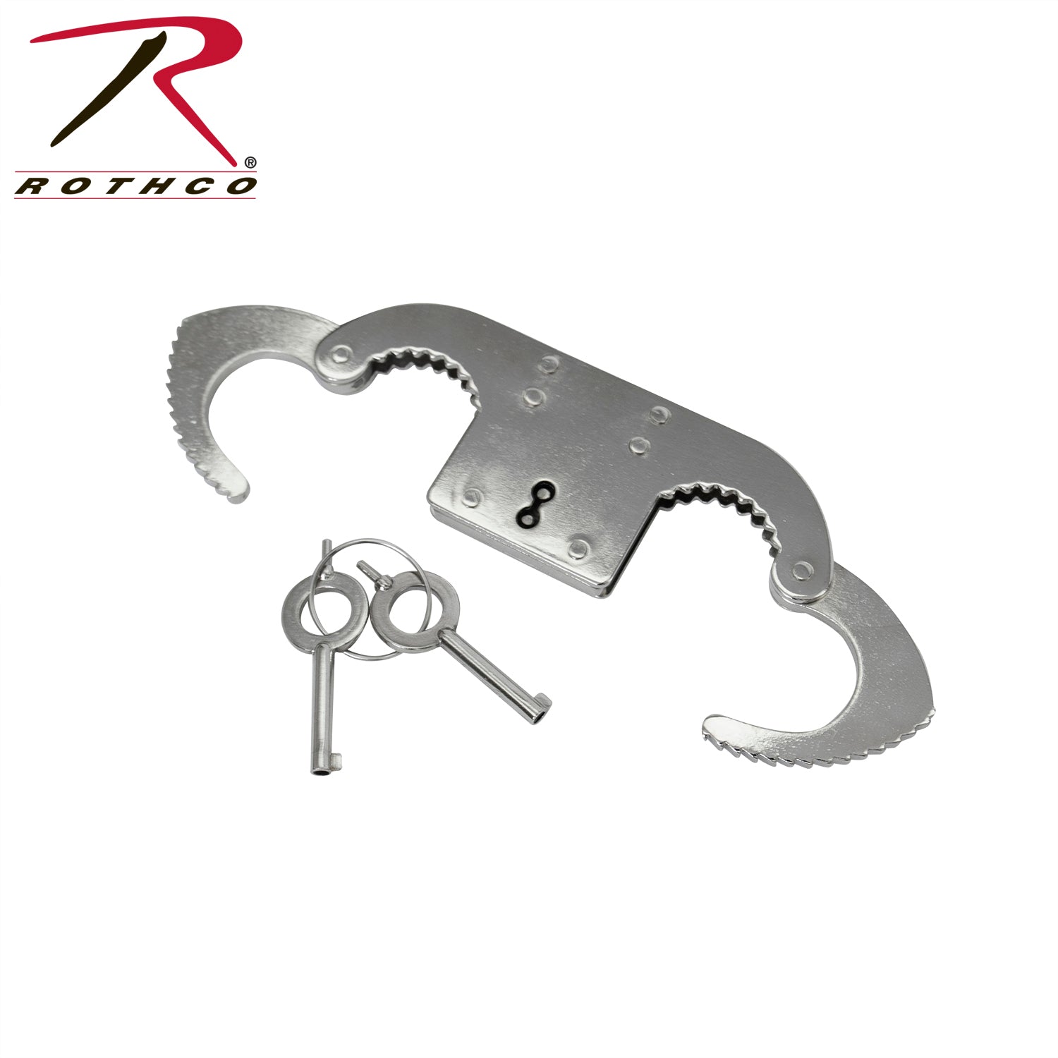 Rothco Nickel-Plated Steel Thumbcuffs - Model 10603 for Secure Restraint
