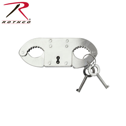 Rothco Nickel-Plated Steel Thumbcuffs - Model 10603 for Secure Restraint