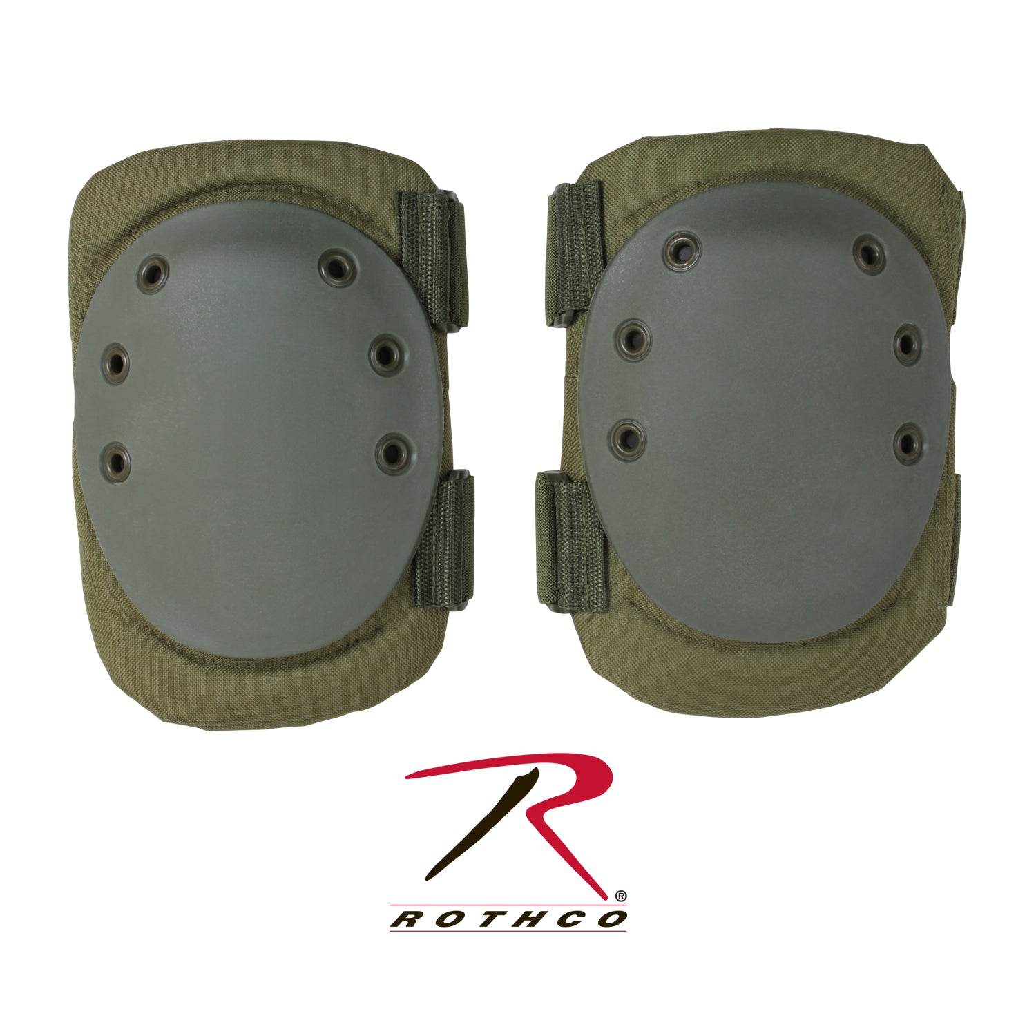 Rothco Tactical Protective Gear Knee Pads Olive Drab - Part Number 11058-OD