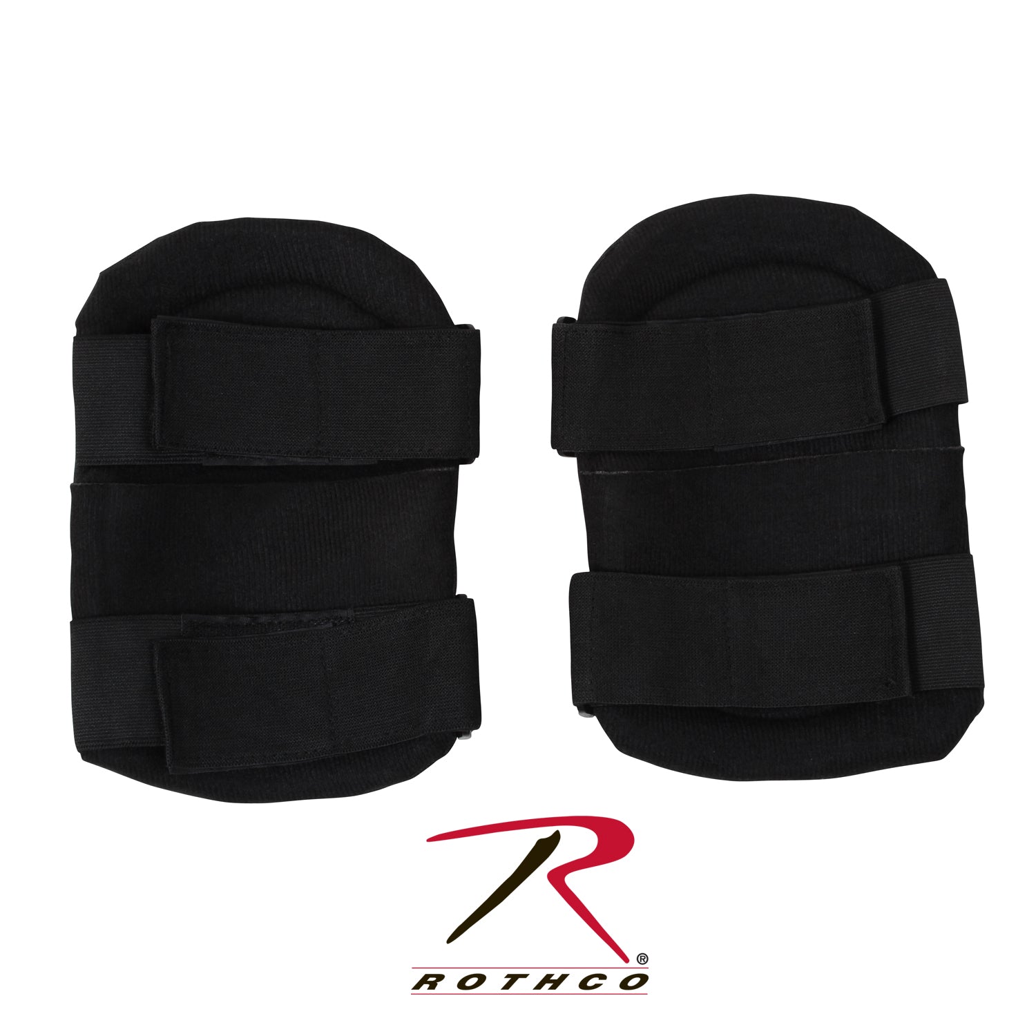 Rothco Tactical Protective Gear Knee Pads Black - Durable Impact Protection for Public Safety Professionals