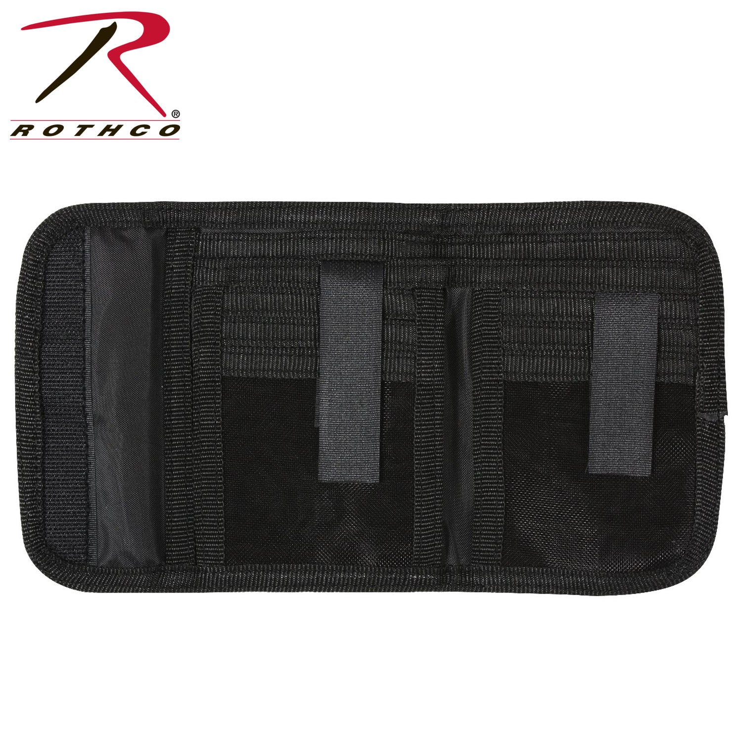 Rothco Deluxe Tri-Fold ID Wallet Black - Multi-Compartment Card Holder