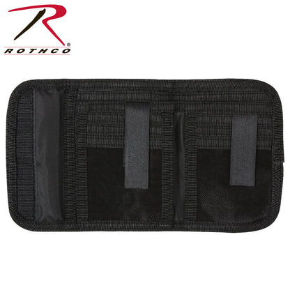 Rothco Deluxe Tri-Fold ID Wallet Black - Multi-Compartment Card Holder