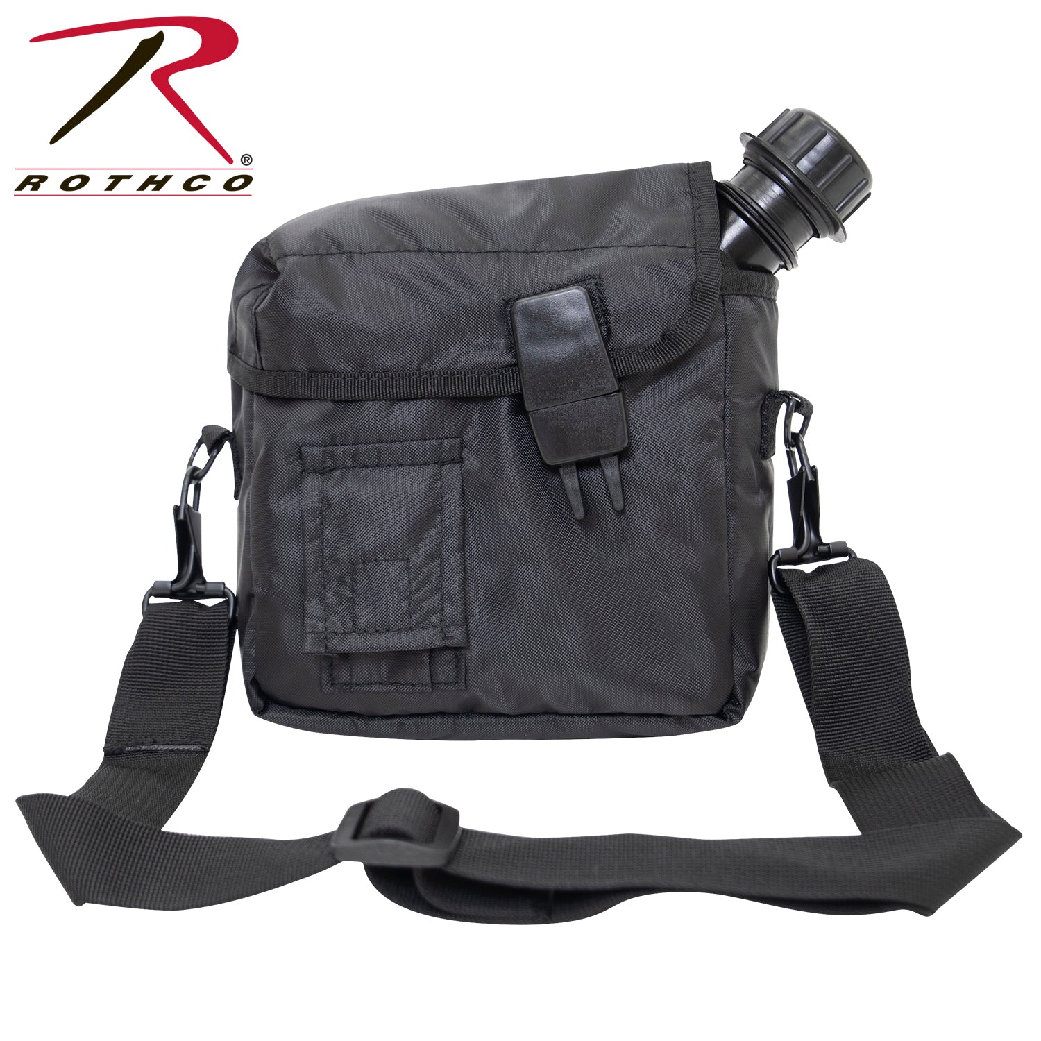 Rothco G.I. Type 2 Quart Bladder Canteen Cover in Black