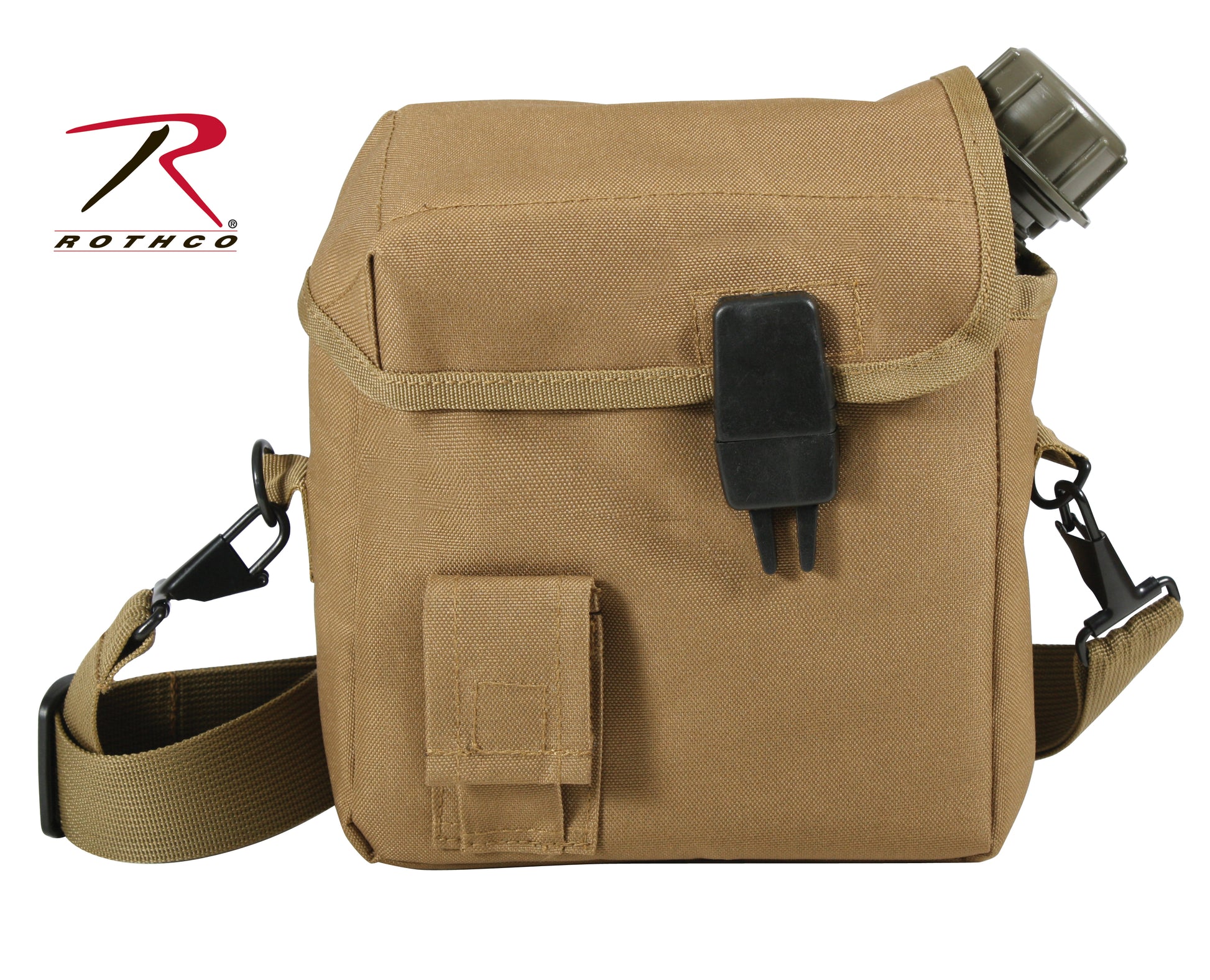 Rothco MOLLE 2 Quart Bladder Canteen Cover in Coyote Brown