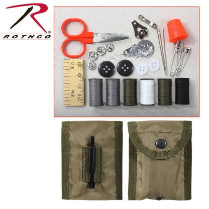 Rothco GI Style Sewing Kit - Durable Compact Repair Kit for Camping and Travel