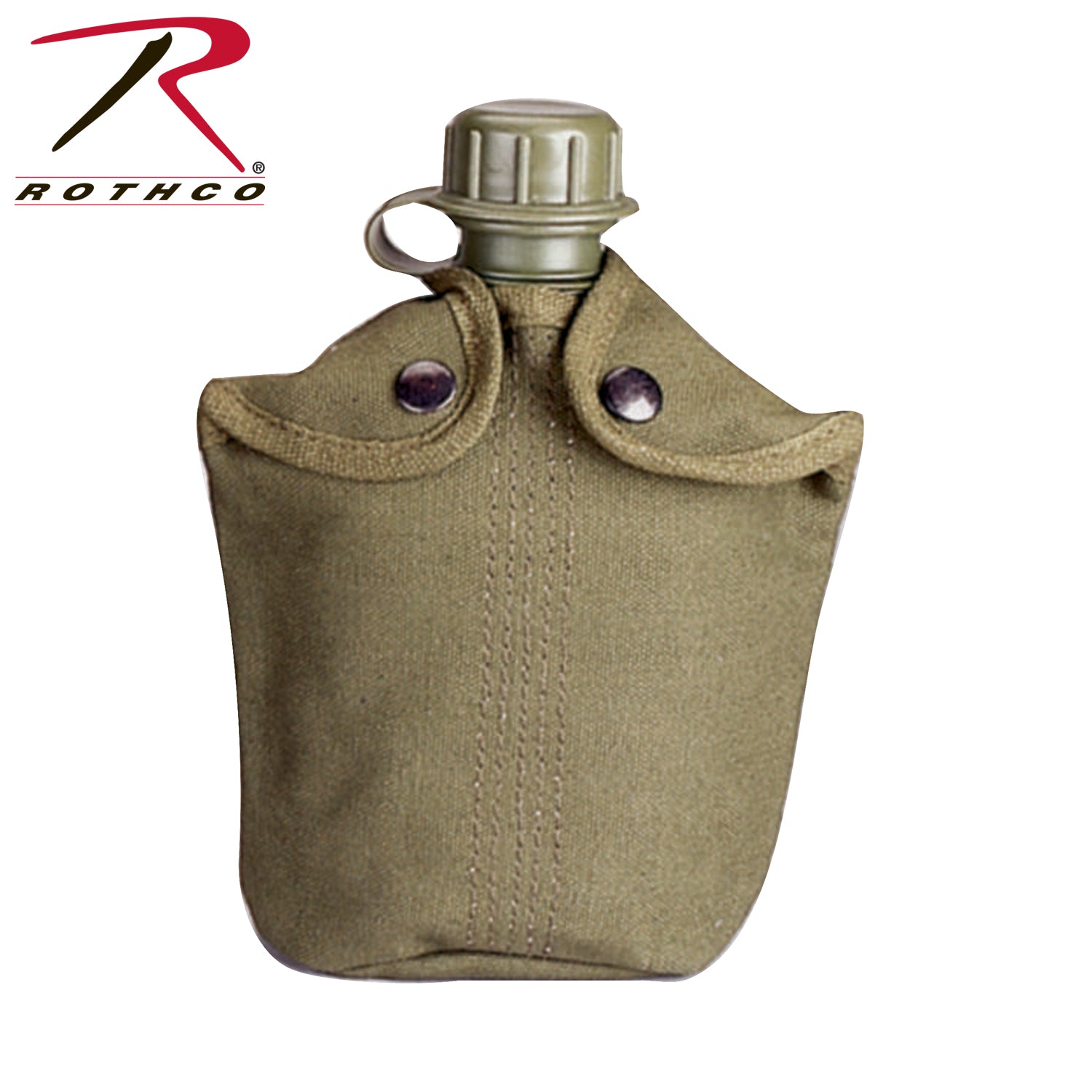 Rothco Heavyweight Canvas Canteen Cover Part 142 for Outdoor and Tactical Use