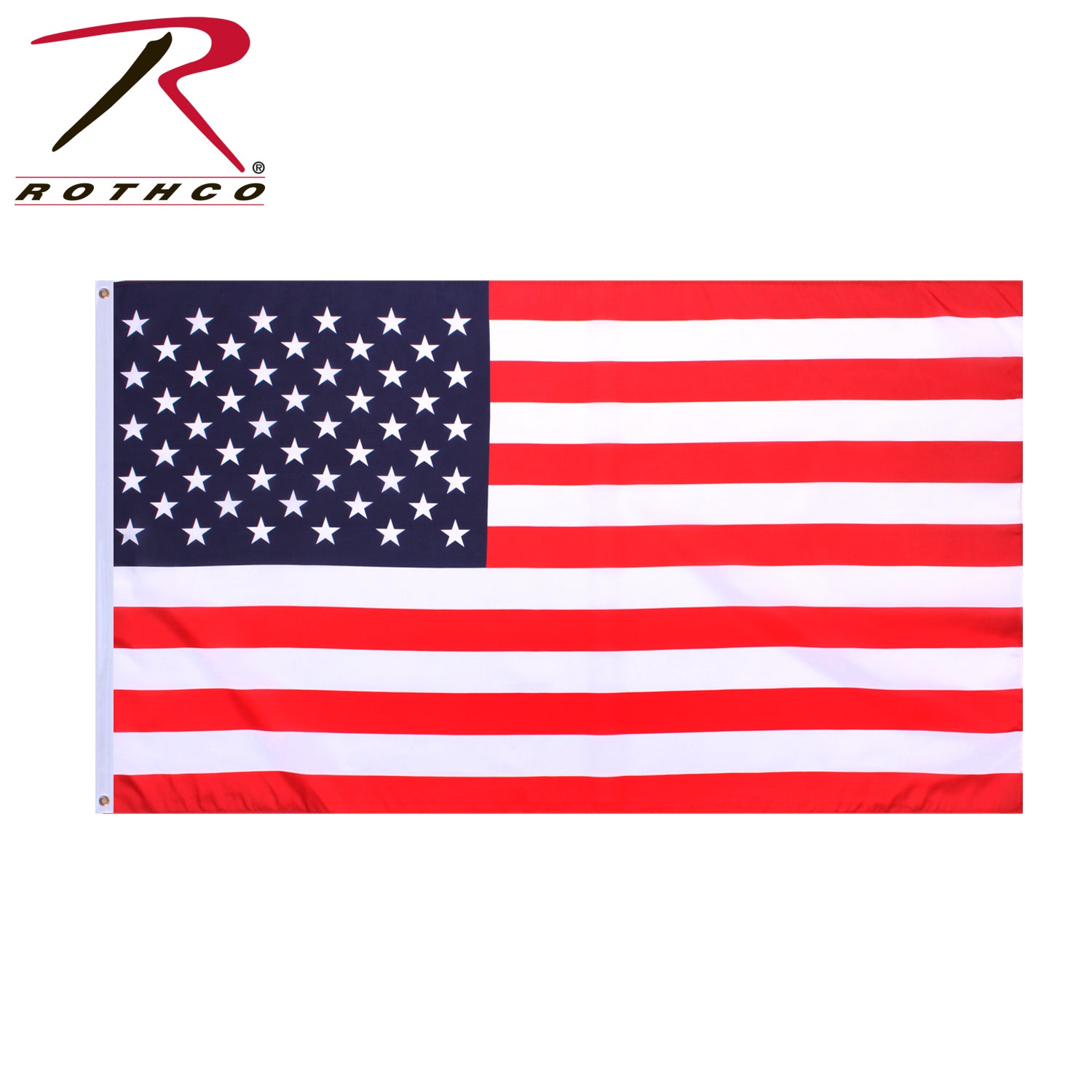 Rothco U.S. Flag Size 3' x 5' - Durable American Flag for Indoor and Outdoor Display