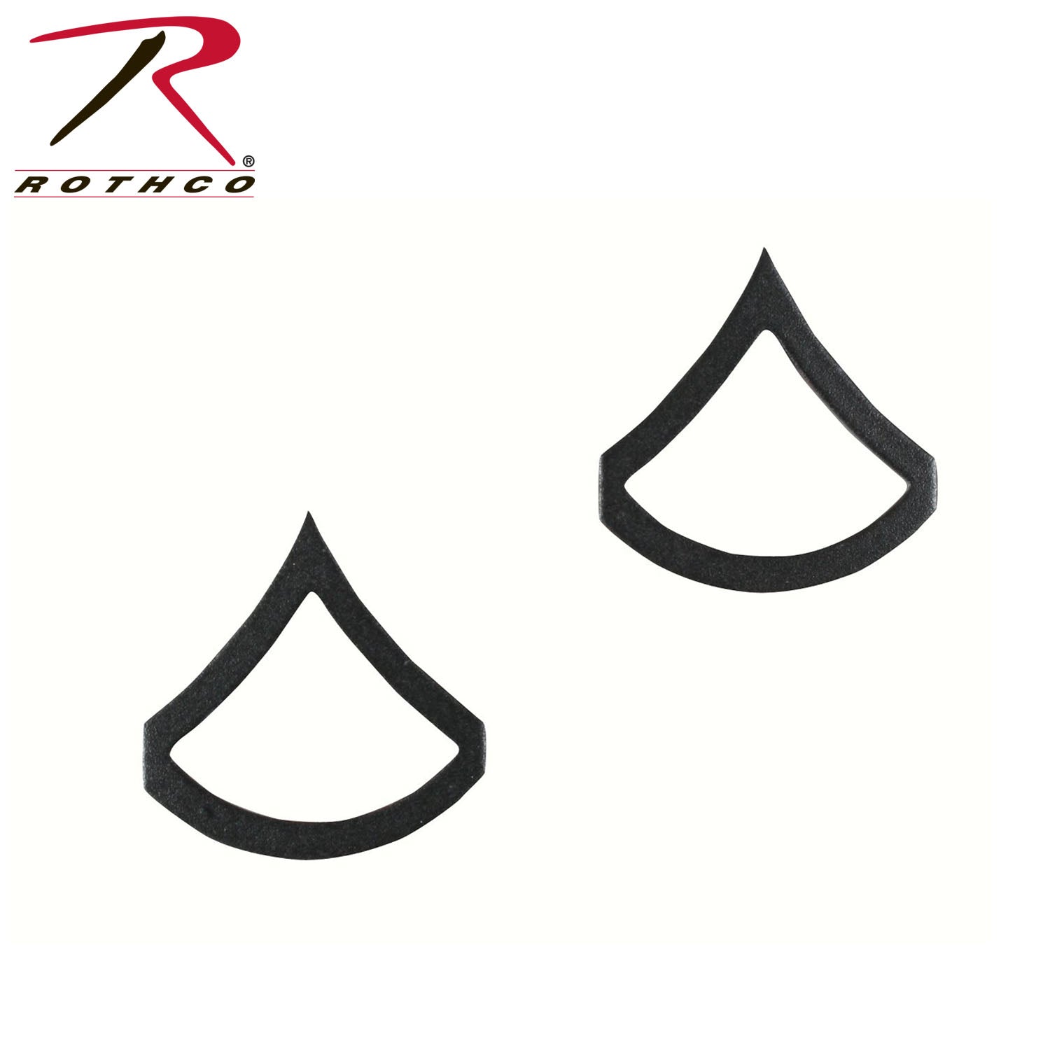 Rothco Private First Class Polished Insignia Subdued - US Army E-3 Badge