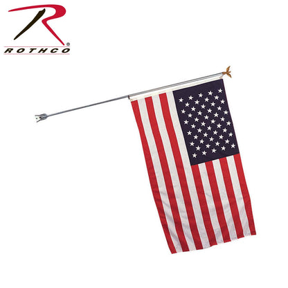 Rothco 189 6-foot Steel Flag Pole with American Eagle Ornament