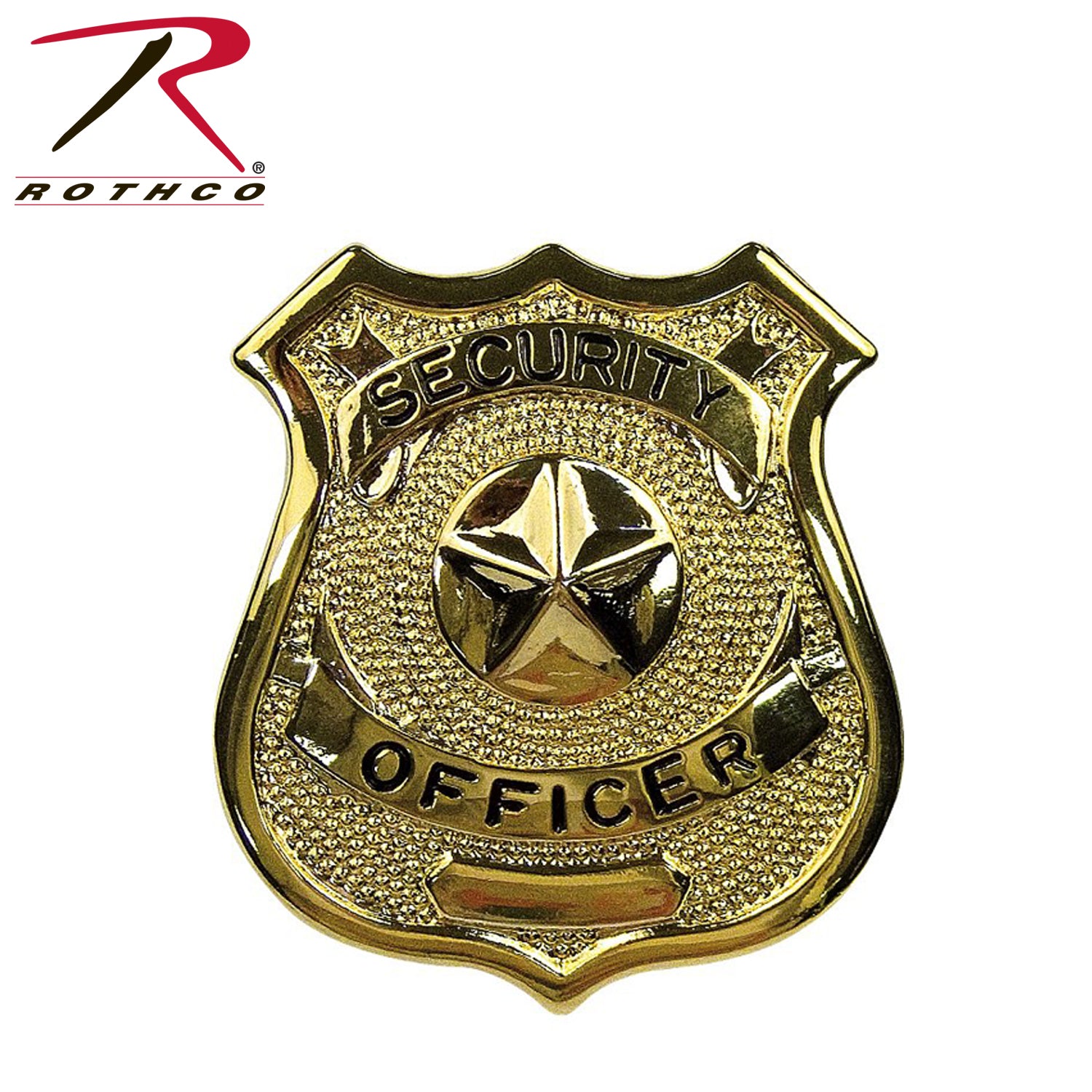 Rothco Gold Security Officer Badge Part Number 1905