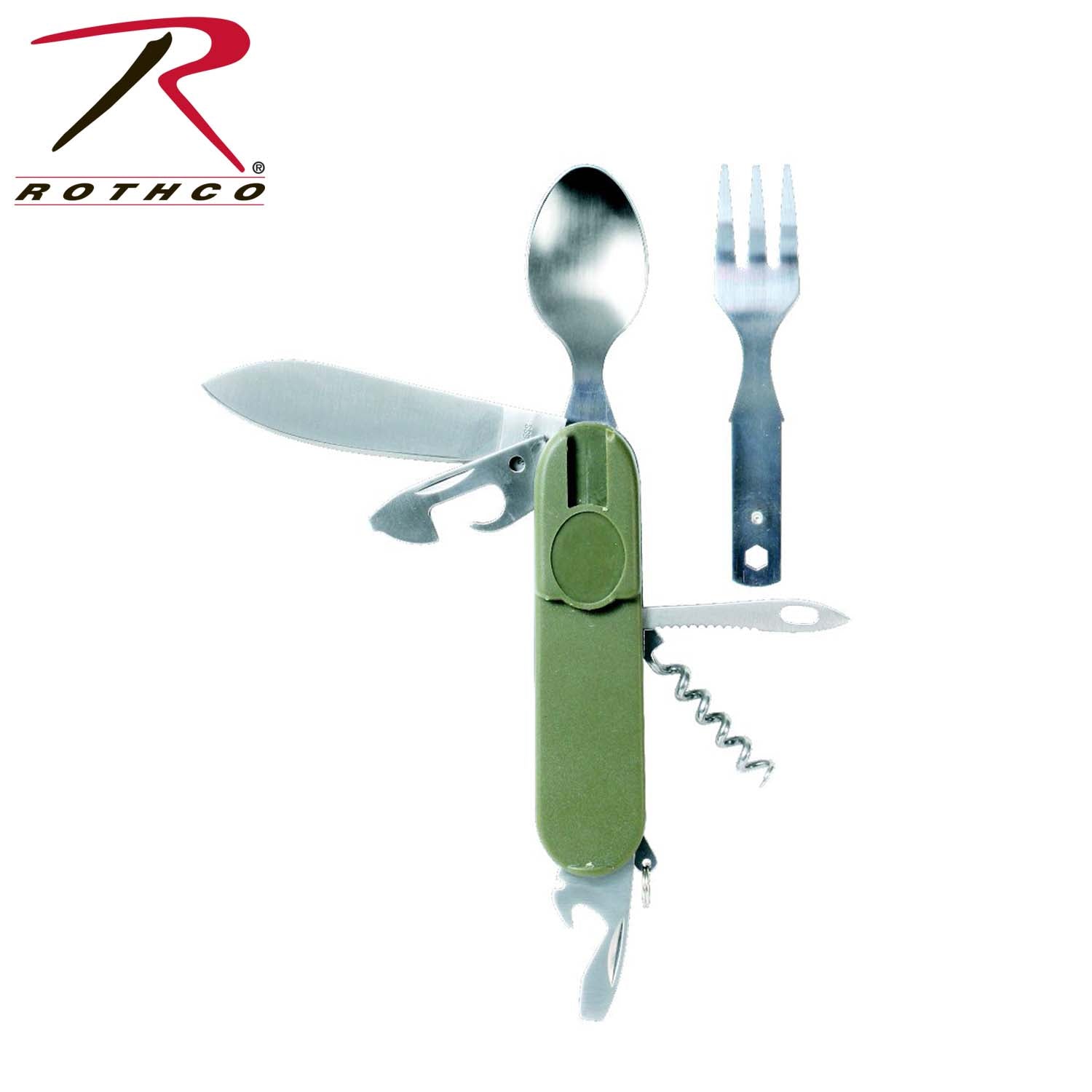 Rothco Foreign Legion 11-in-1 Multi-Tool Chow Set with Carry Pouch
