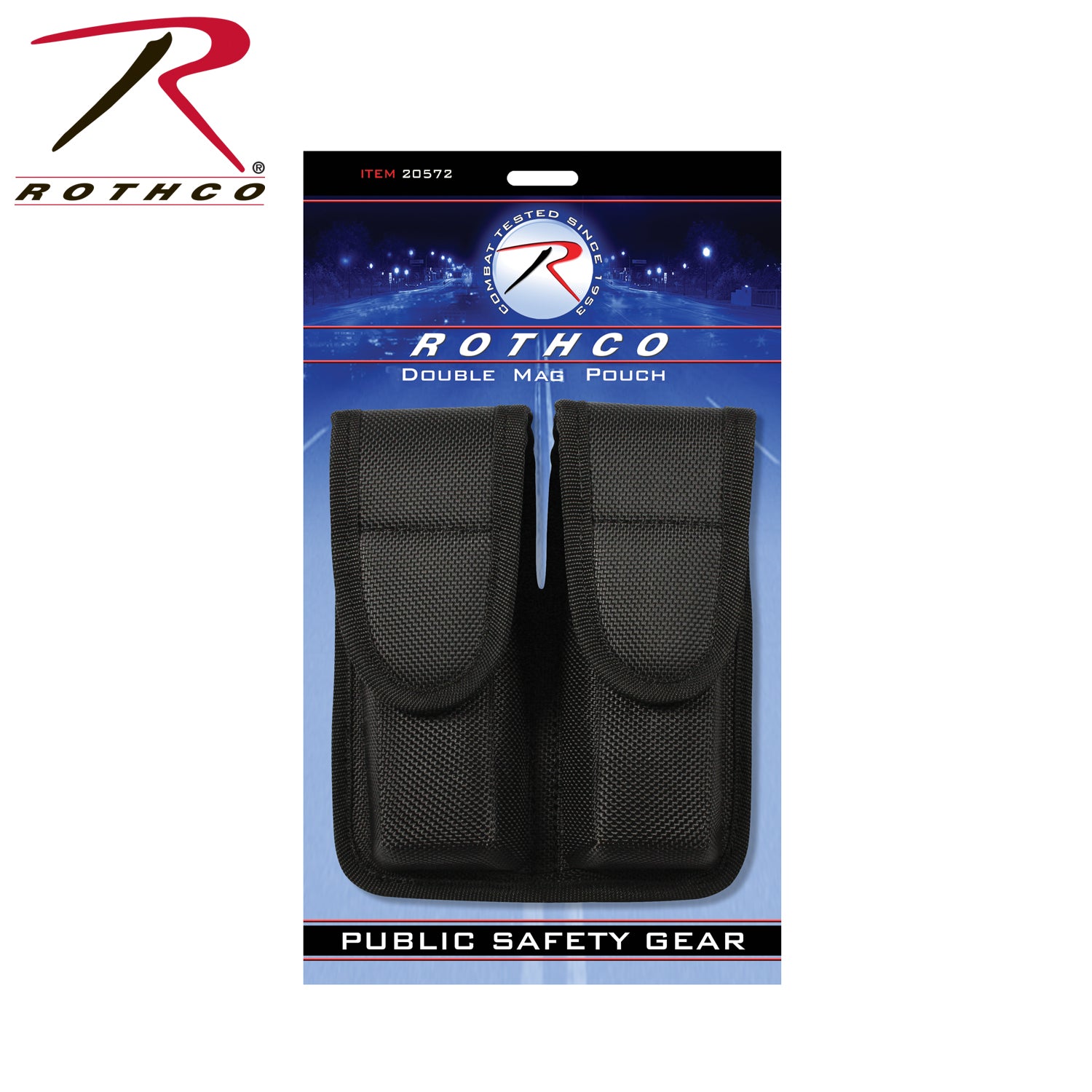 Rothco Enhanced Molded Dual Magazine Pouch Part No. 20572 for 9mm and .45 Magazines
