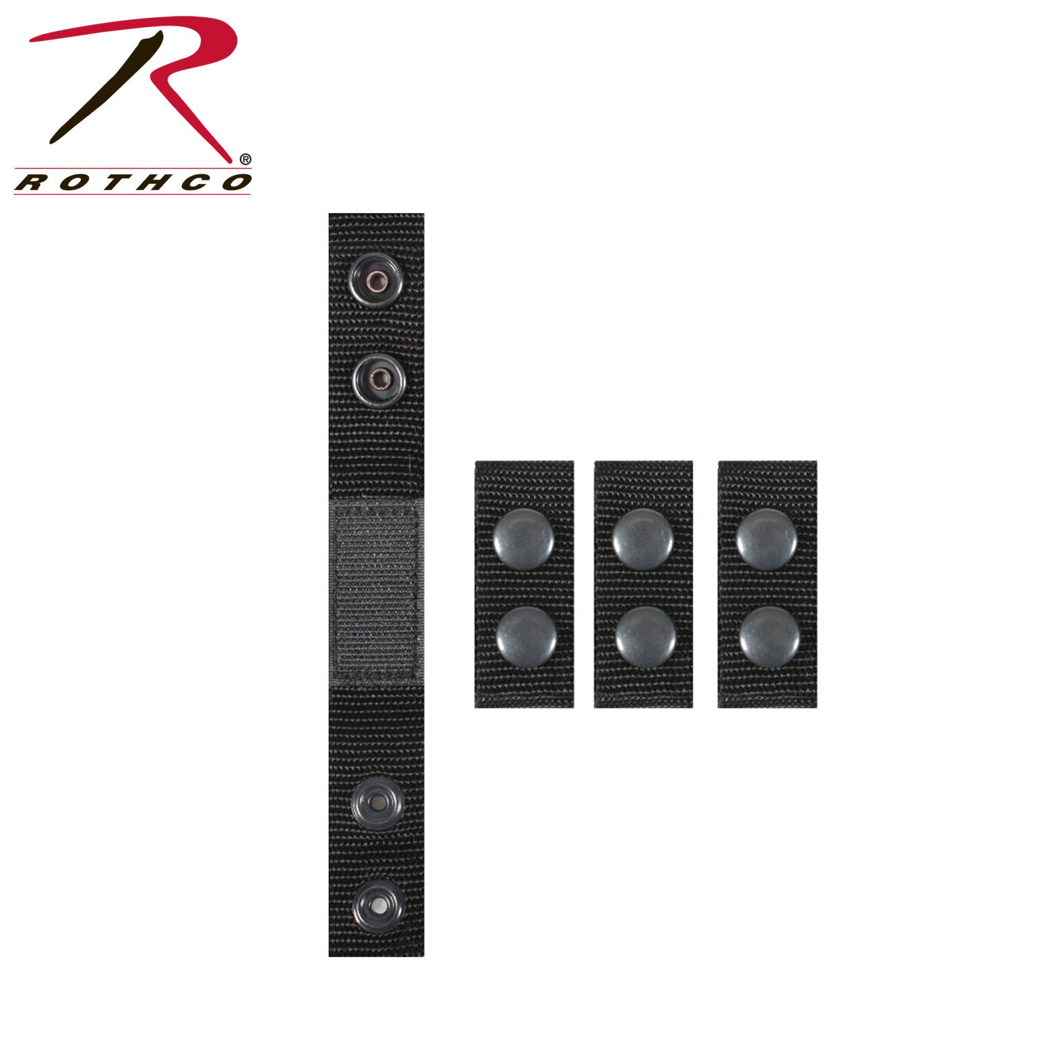 Rothco Enhanced Belt Keepers Black - Secure Duty Belt Holders for Public Safety Professionals