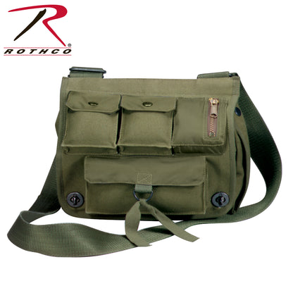 Rothco Venturer Survivor Shoulder Bag Olive Drab – Compact EDC Solution with Water-Resistant Lining and Multiple Pouches
