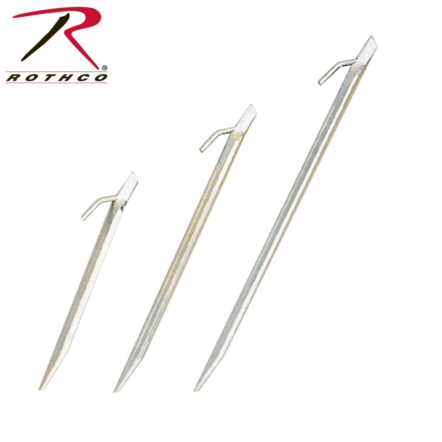Rothco Metal Tent Stake - Durable 12-Inch Outdoor Camping Stake