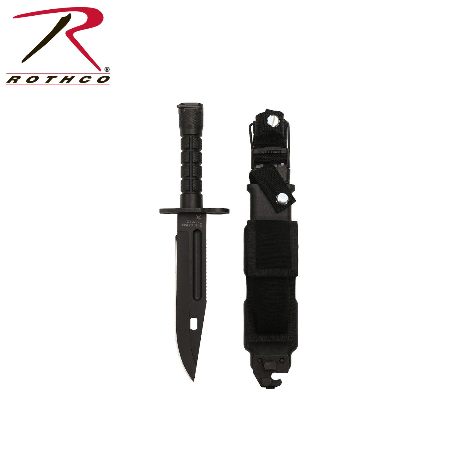Rothco G.I. Type M-9 Bayonet with Sheath – Black