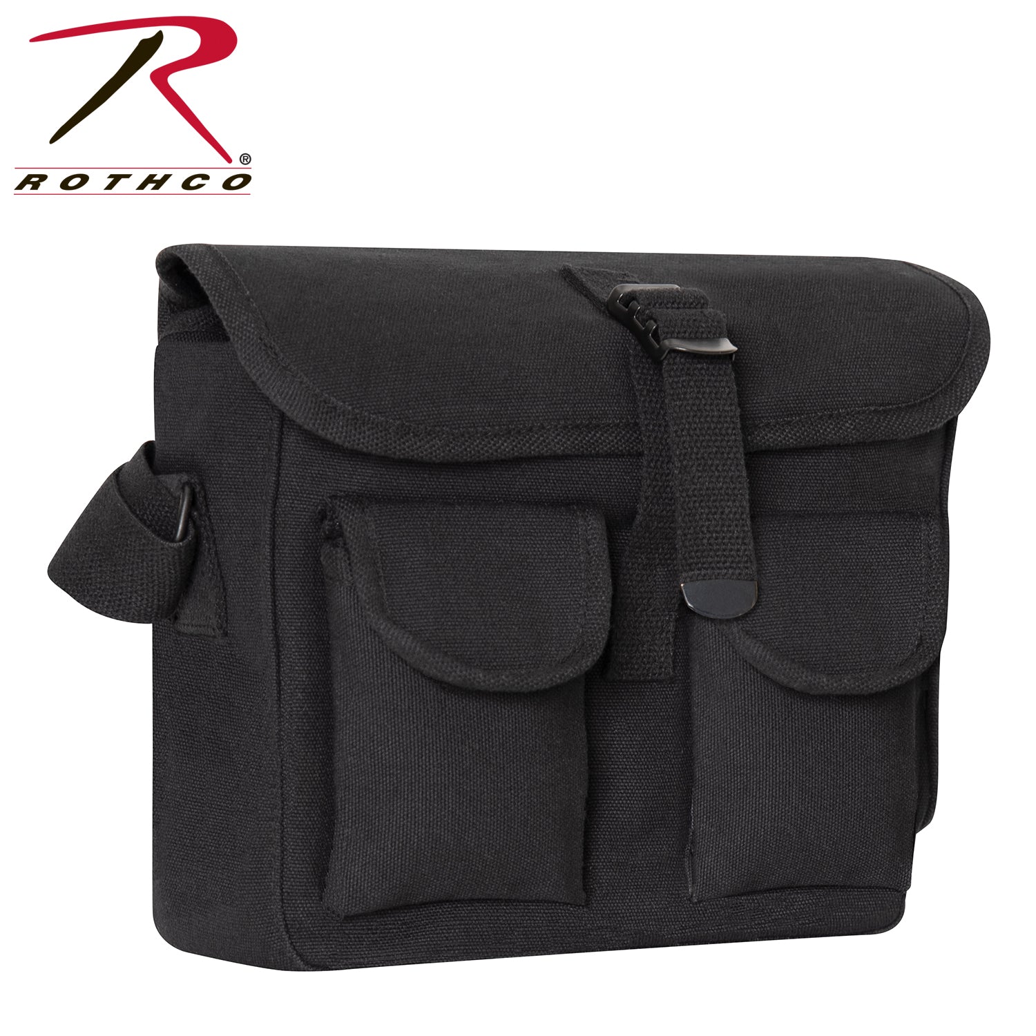 Rothco Canvas Ammo Shoulder Bag Black