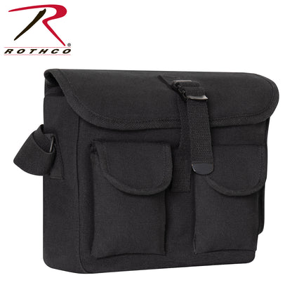 Rothco Canvas Ammo Shoulder Bag Black