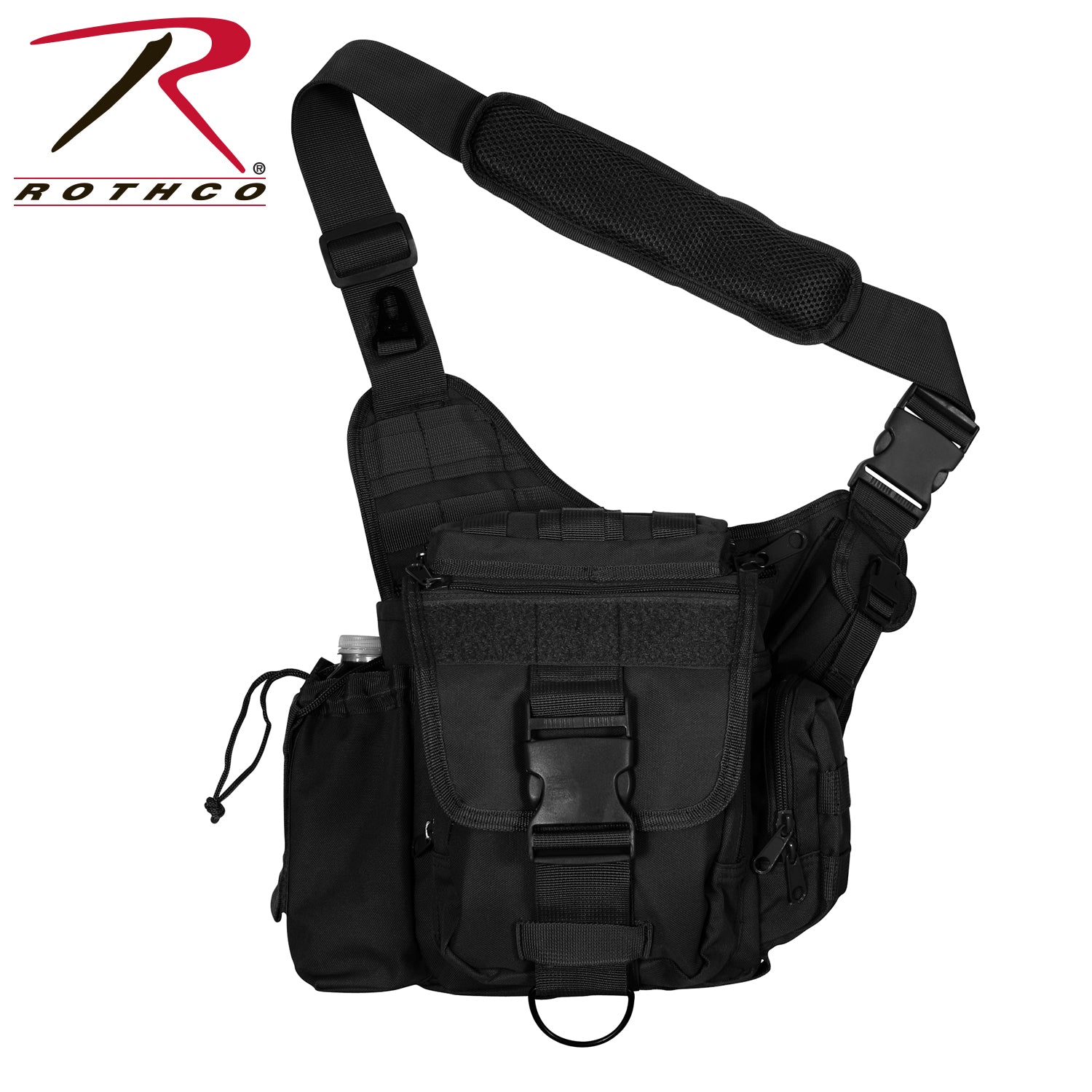 Rothco Advanced Tactical Crossbody Bag Black - Part Number 2438
