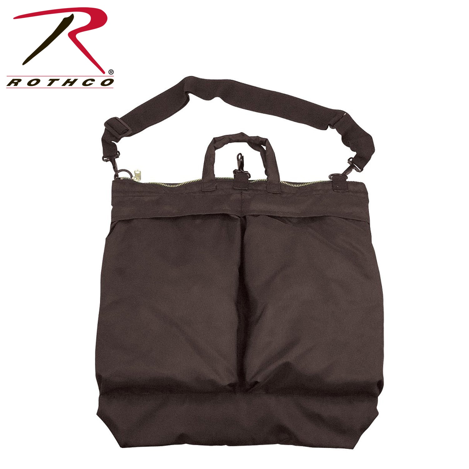 Rothco Flyers Helmet Shoulder Bag Black - Durable 19x19 Inch Gear Transport Solution