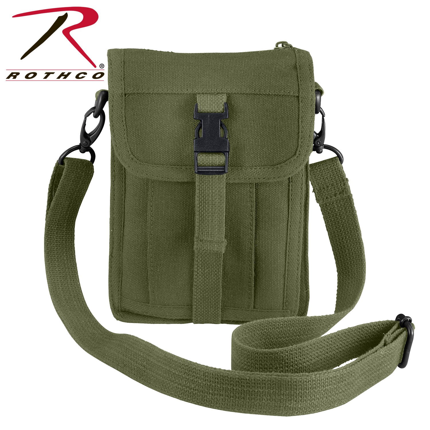 Rothco Canvas Travel Portfolio Bag Olive Drab Part #2325-OD