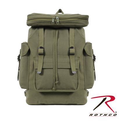 Rothco Canvas European Style Rucksack Olive Drab