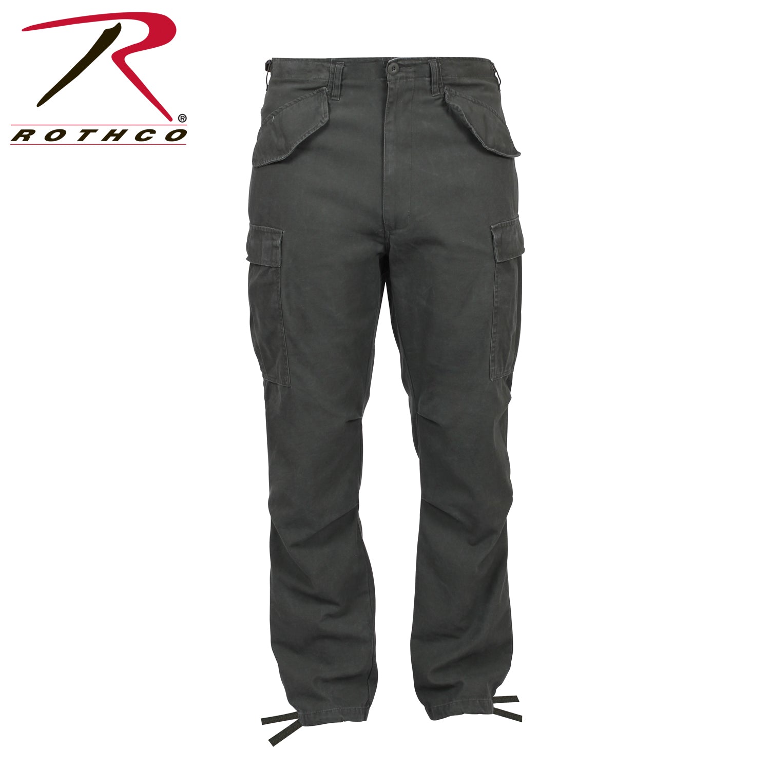 Rothco Vintage M-65 Field Pants Olive Drab Size Small - Durable Military-Style Trousers